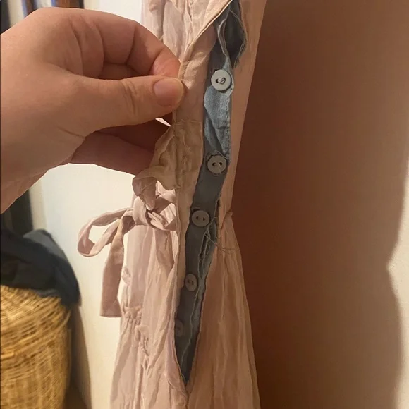 Antique, Edwardian silk chiffon maxi dress - Picture 4 of 12